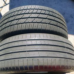 225/40/19 SET OF 2 HIGH PERFORMANCE TIRES 85-95% TREAD DOT 19/23 EXCELLENT CONDITION 