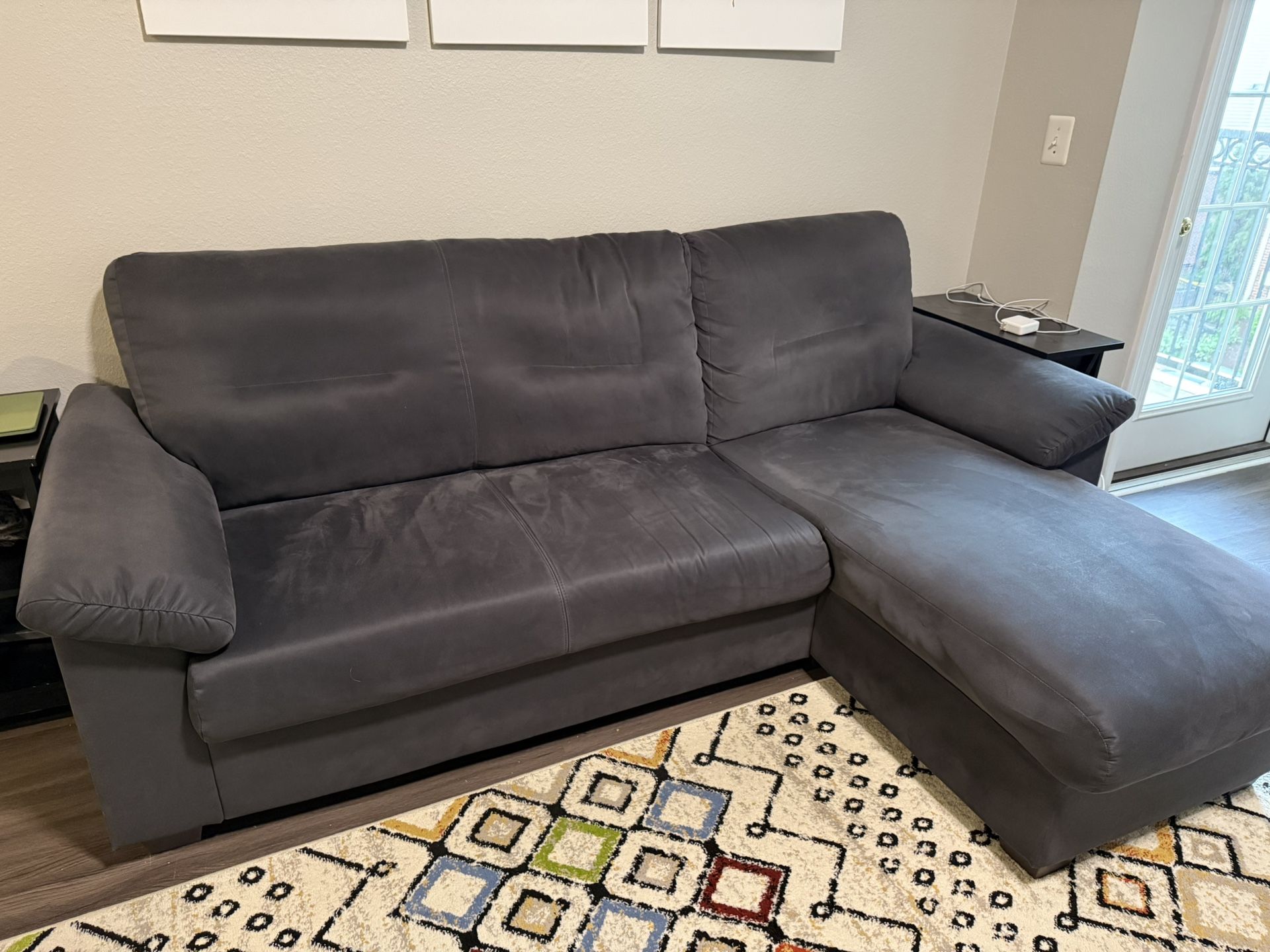 88” L Shaped Couch