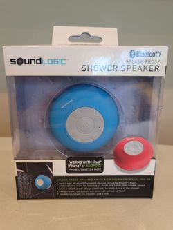 SoundLogic Bluetooth Splash Proof Shower Speaker WSB-6/5918 Suction Cup