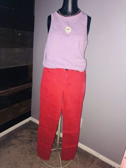 Orange Pants Size6