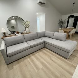 West Elm Sectional Sleeper Sofa 