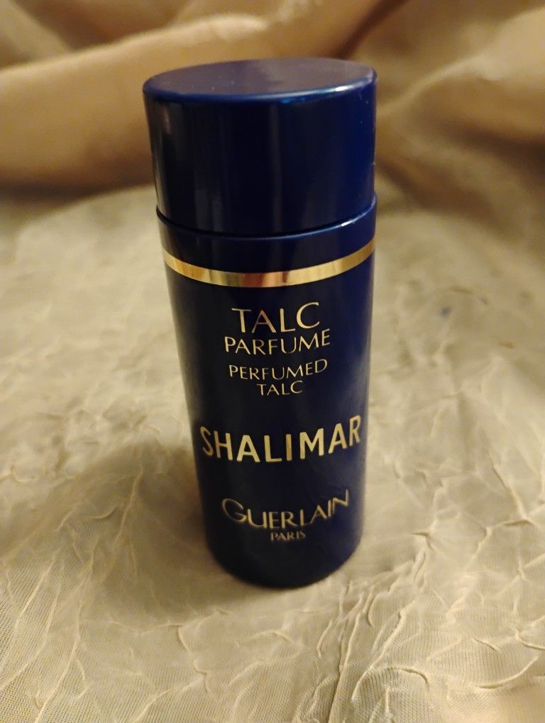 Vintage SHALIMAR PERFUMED TALC by Guerlain