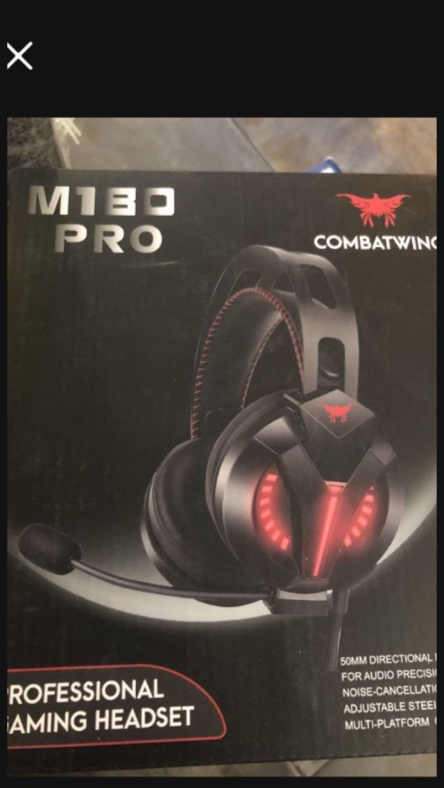 Pc Gaming Headset with Microphone & Led Light,Stereo Bass Surround & Soft Memory Earmuffs, 78.7 Inch Cable Over Ear Wired Gaming Headphones with Noise