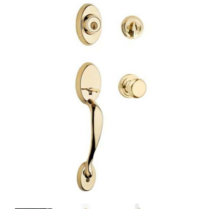 Front door lock set