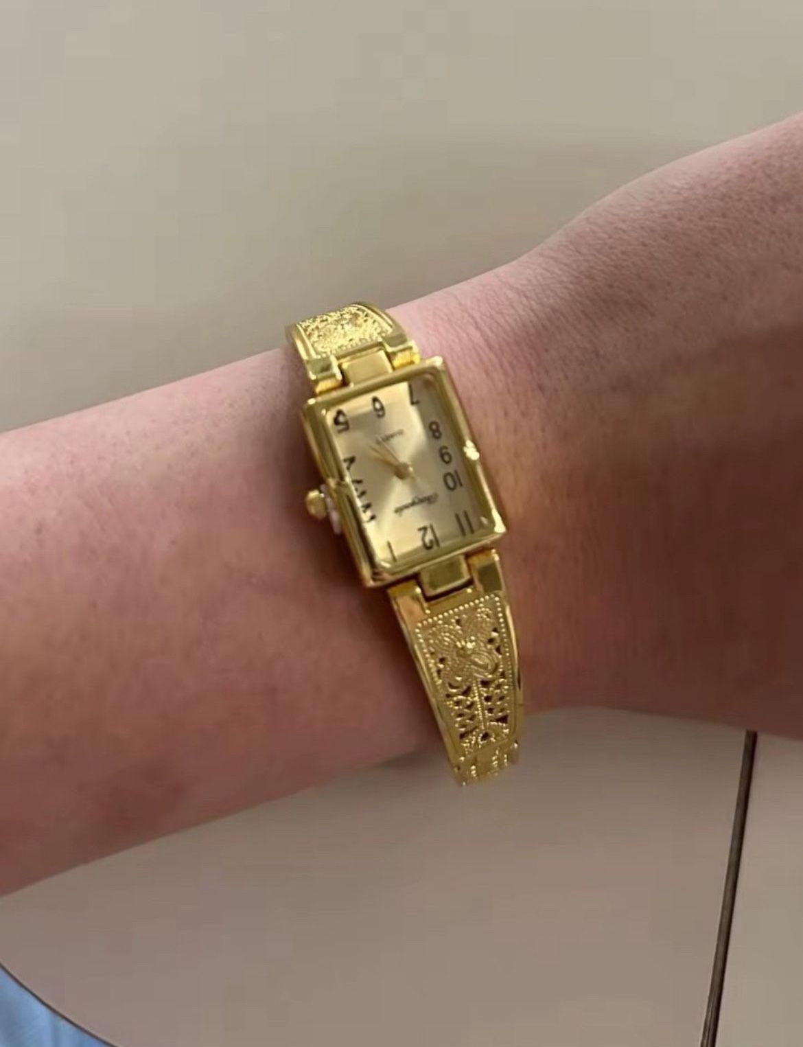 Vintage gold watch