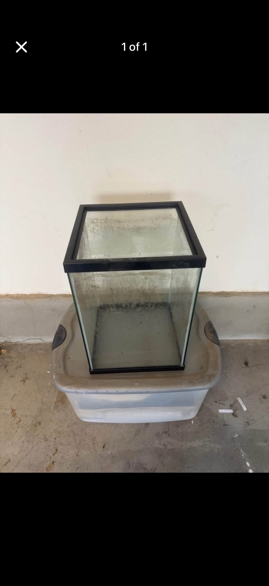 Tall Fish Tank  10gallon