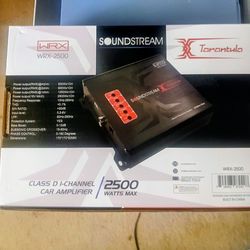 Soundstream Taratula 2500 Watts Class D Amplifier Brand New In The Box