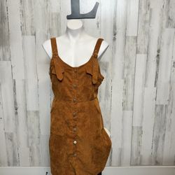 Brown dress size large