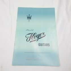 Vintage Arnold Hoyer Guitar Catalog