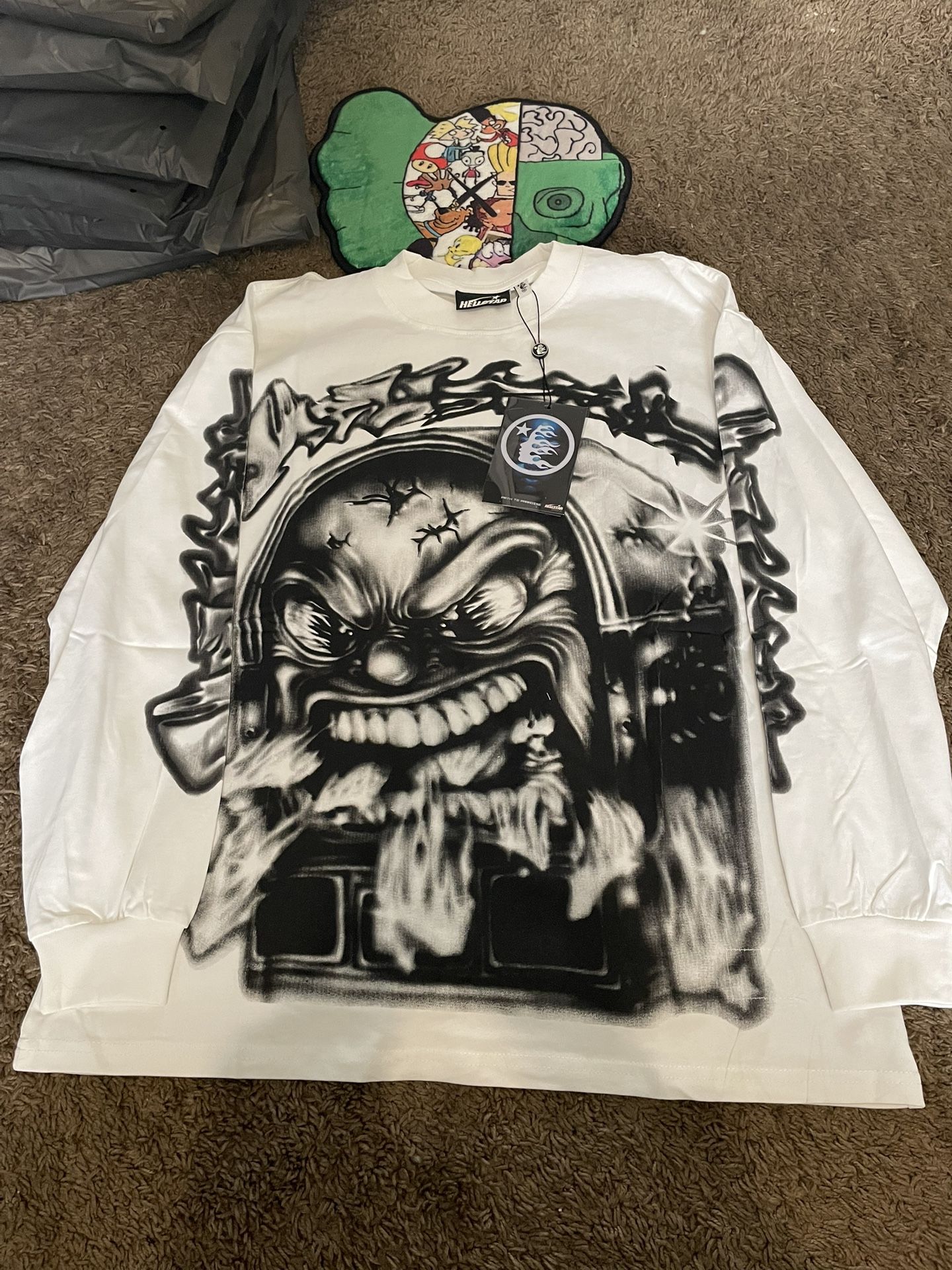 White Hellstar Long Sleeve