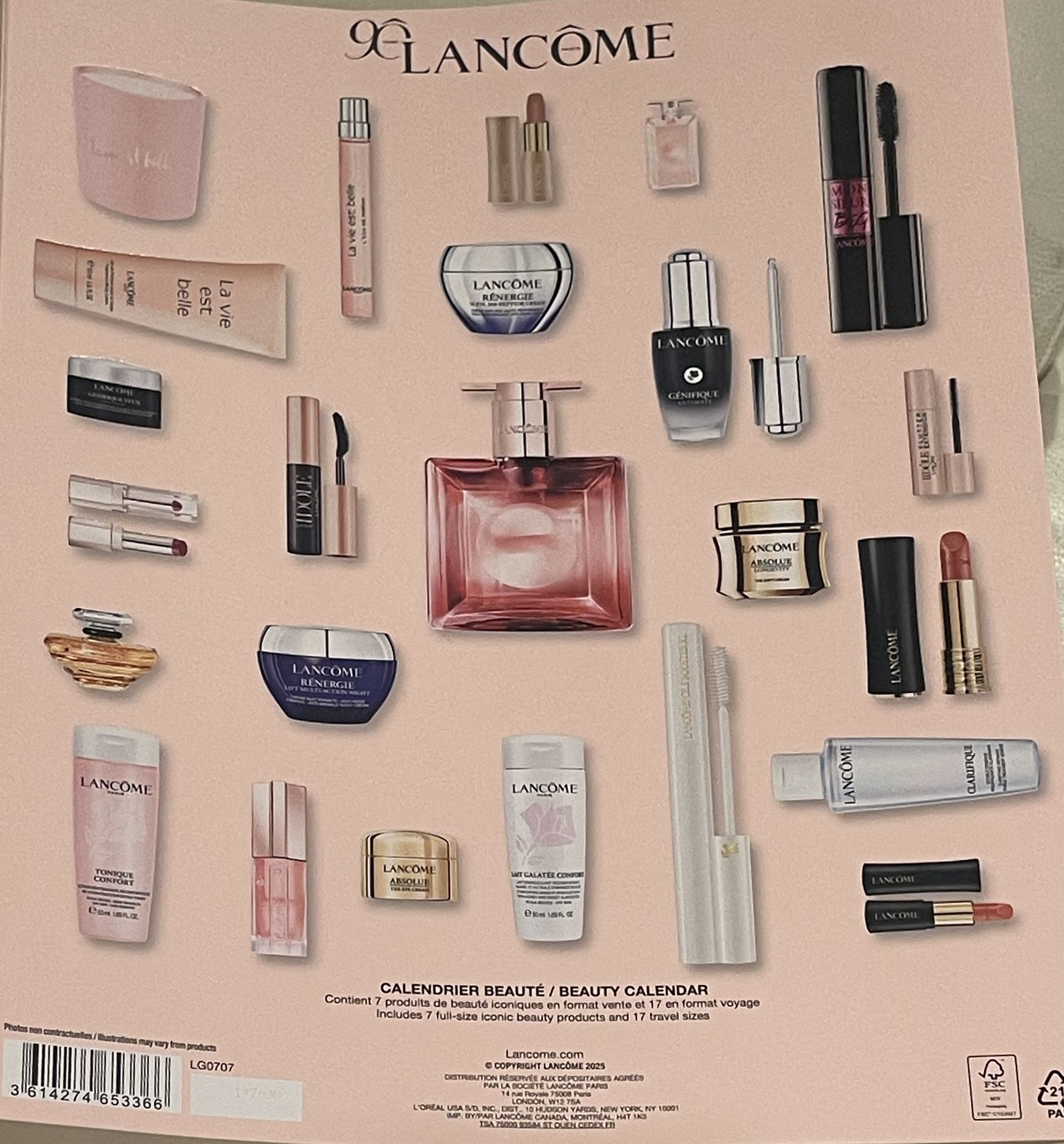 Brand New Limited Edition - Lancome Set - ADVENT CALENDAR for Sale in ...
