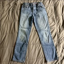 Childrens Place Girls Size 8 Skinny Blue Jeans Medium Wash Adjustable Waist