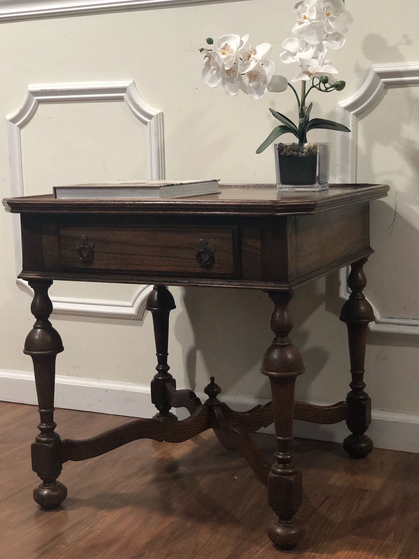 Vintage Ethan Allen Maison Country French End Side Accent Table