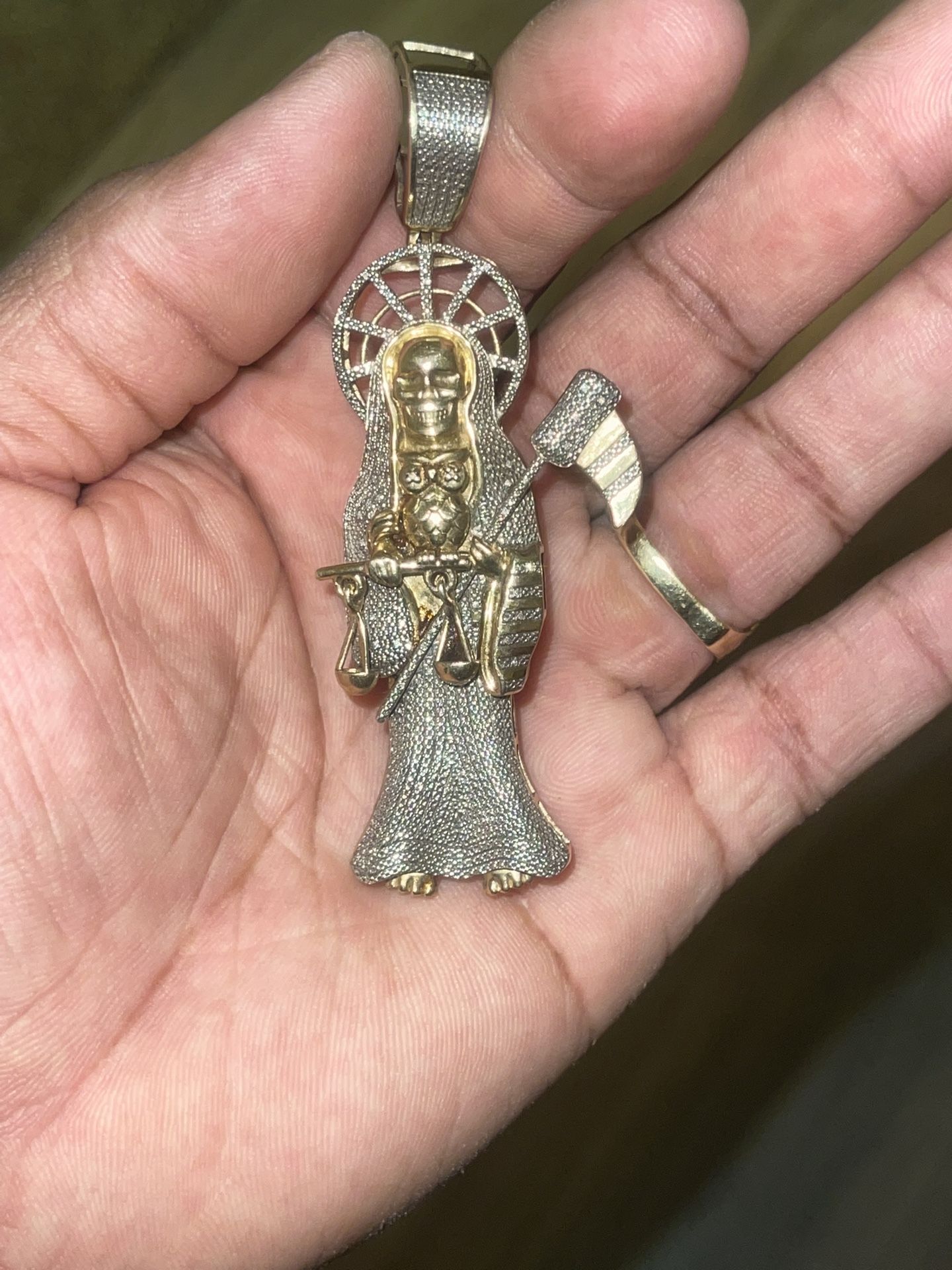Santa Muerte Pendant