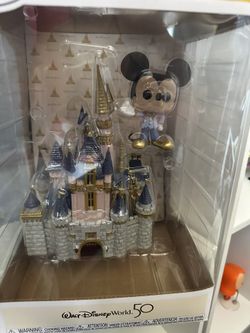 50Th Anniversary Castle With Mickey 
