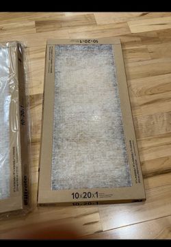 5x HVAC Filters 10 x 20 x 1