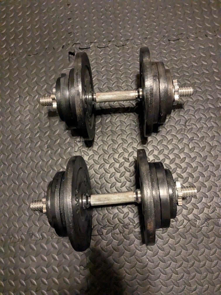 Adjustable Dumbbells 100 Lbs Total