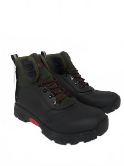 Muck Boot Apex Mid Lace Men's Size 10 Moss Black Waterproof Hiking Hunting Boots