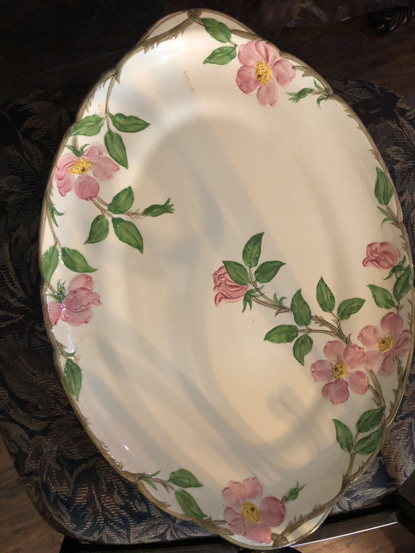 Franciscan Hand painted Dishes Approx 17 Pieces