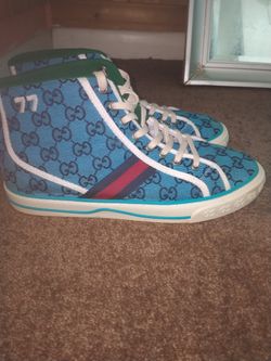 High Top Gucci Tennis Shoes 