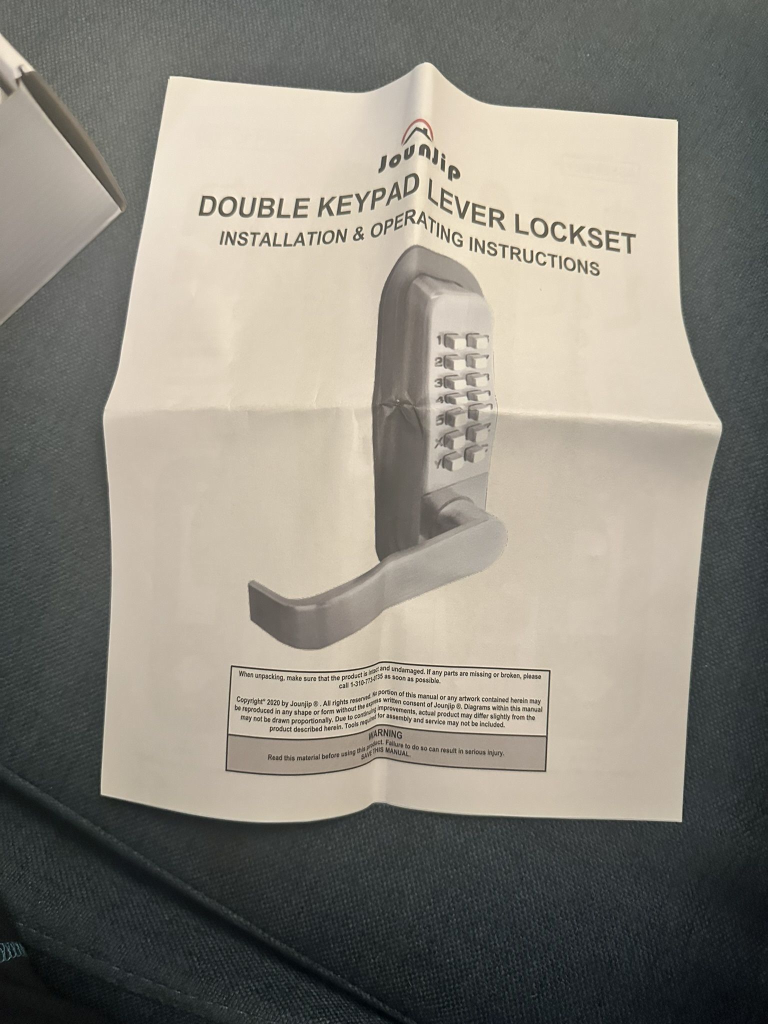 Mechanical Keyless Door Lock