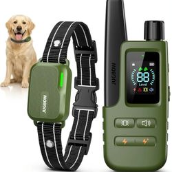Jugbow Dog Shock Collar - 4500FT Dog Training Collar with Remote, IPX8 Waterproof Electric Dog Collar with 4 Training Modes, 