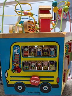 Early learning centre wooden garage playset