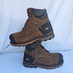 Size 14M. Timberland Boondock 6" Composite Toe Waterproof Work Boots - Brown...