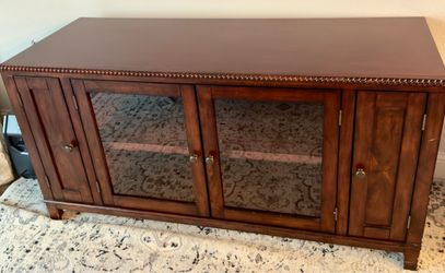 Wooden media console