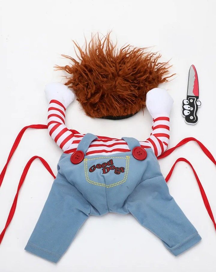 HALLOWEEN COSTUME CHUCKY DOG MEDIUM π