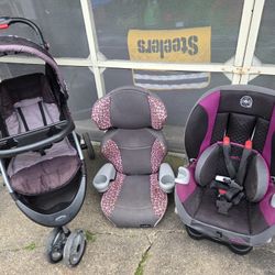 Car Seat, Stroller AND Booster Seat 
