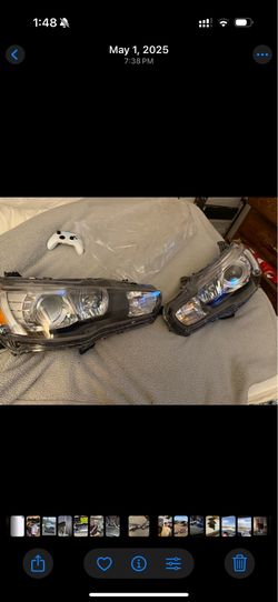 08-15 Mitsubishi lancer headlights