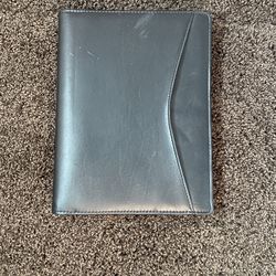 Leather planner/binder 12in