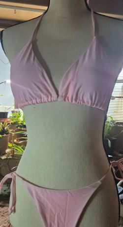 Bikini 2 piece new size medium pink