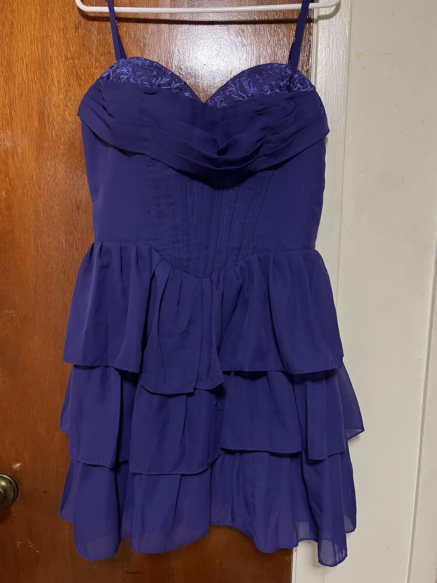 Purple Short Dress