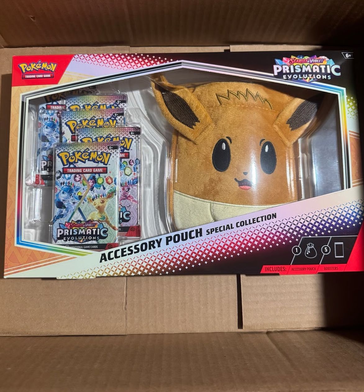 Pokemon Prismatic Evee Pouch