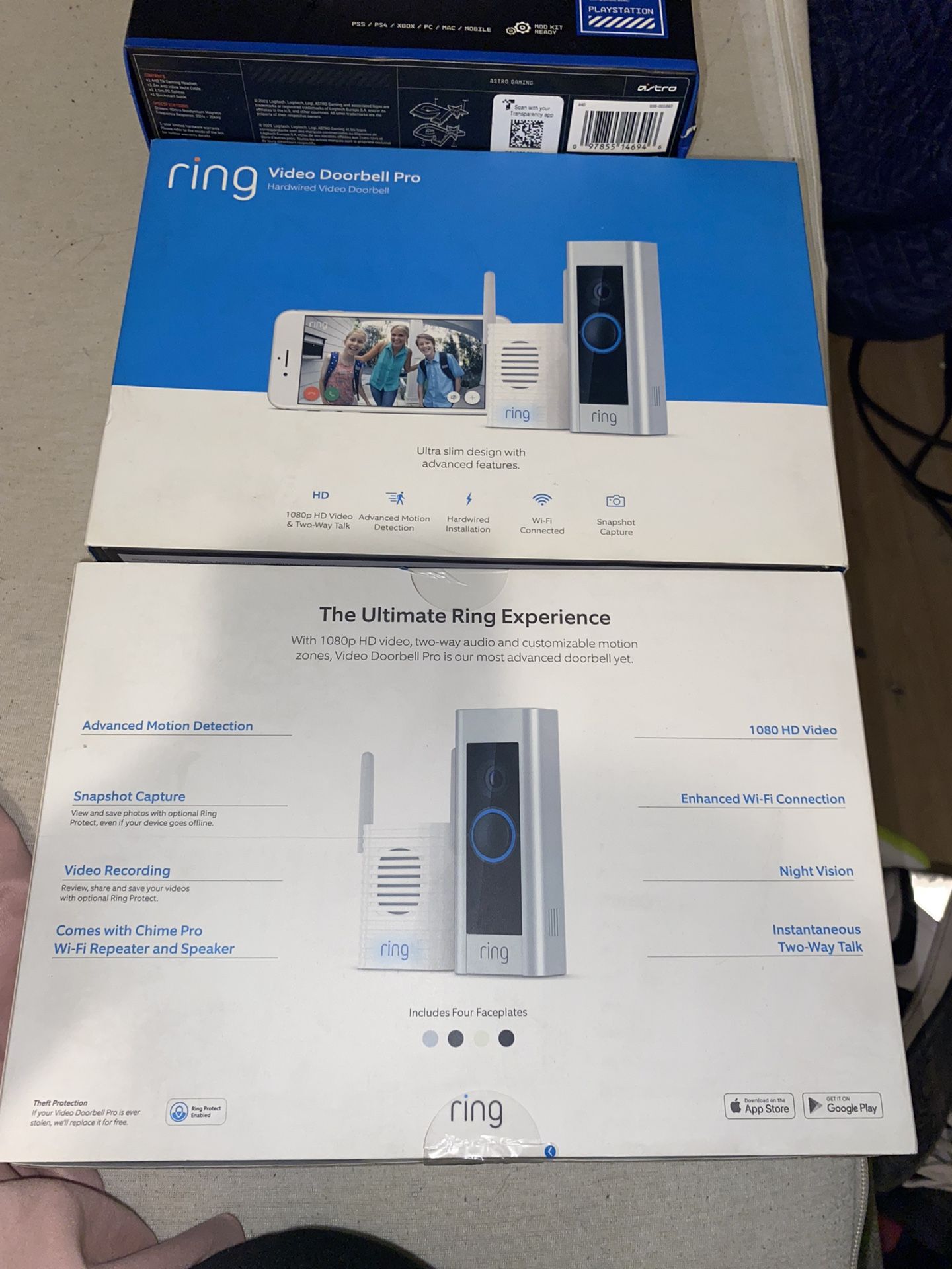 Motion Detection Ring Wifi Smart Doorbell Motion Detection Ring