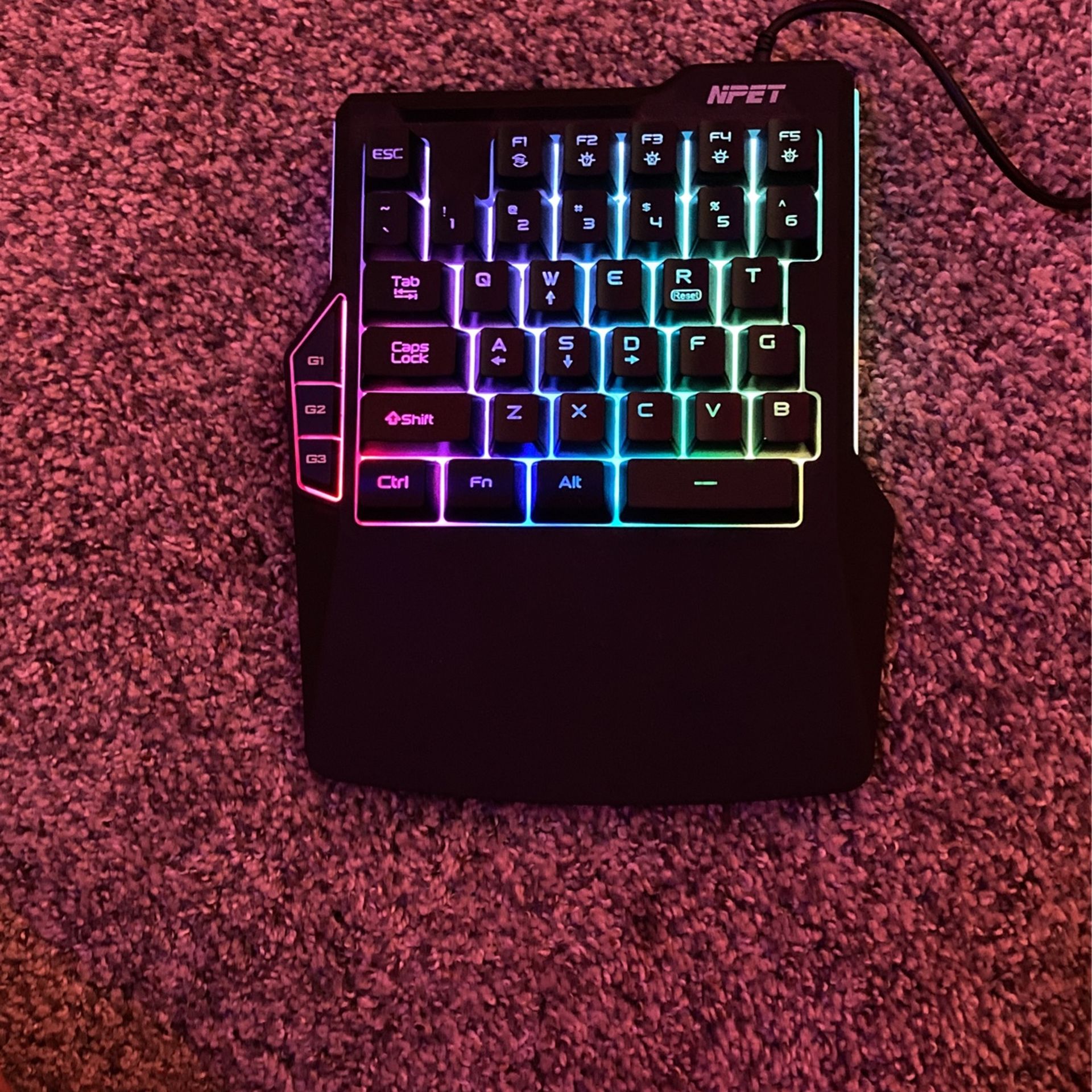 NPET One Handed Keyboard (Keyboard Review On Tiktok) XZackmb07X