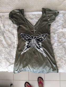 Velvet Butterfly Dress