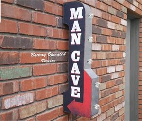 Man Cave Lighted Marquee sign