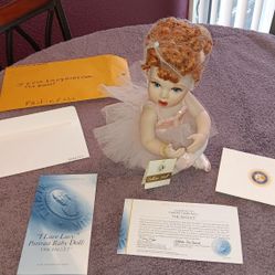 Extremely RARE:FRANKLIN MINT Portrait Baby Doll "I LOVE LUCY" "THE BALLET" Numbered Edition