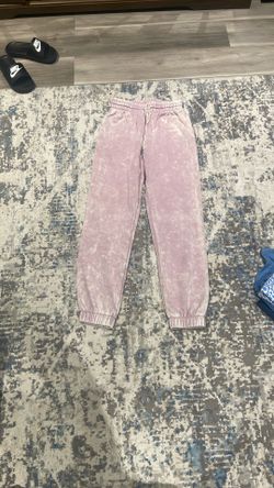 Pink And White Tie Dye Pants Xs