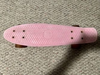Pink Mini Cruiser Skateboard – Boles – Retro Plastic Board 