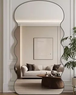 76x34 Arched Full Length Mirror, Large Full Body Floor Mirror