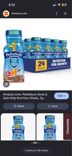 PediaSure Grow & Gain Chocolate Shake 24-Pack