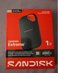 SanDisk Extreme Portable SSD 1TB – Up to 2000MB/s – USB-C