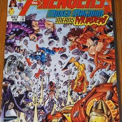 The Avengers Iron Man Captain Hawkeye Moses Magnum Means October 1998  OCTOBER 