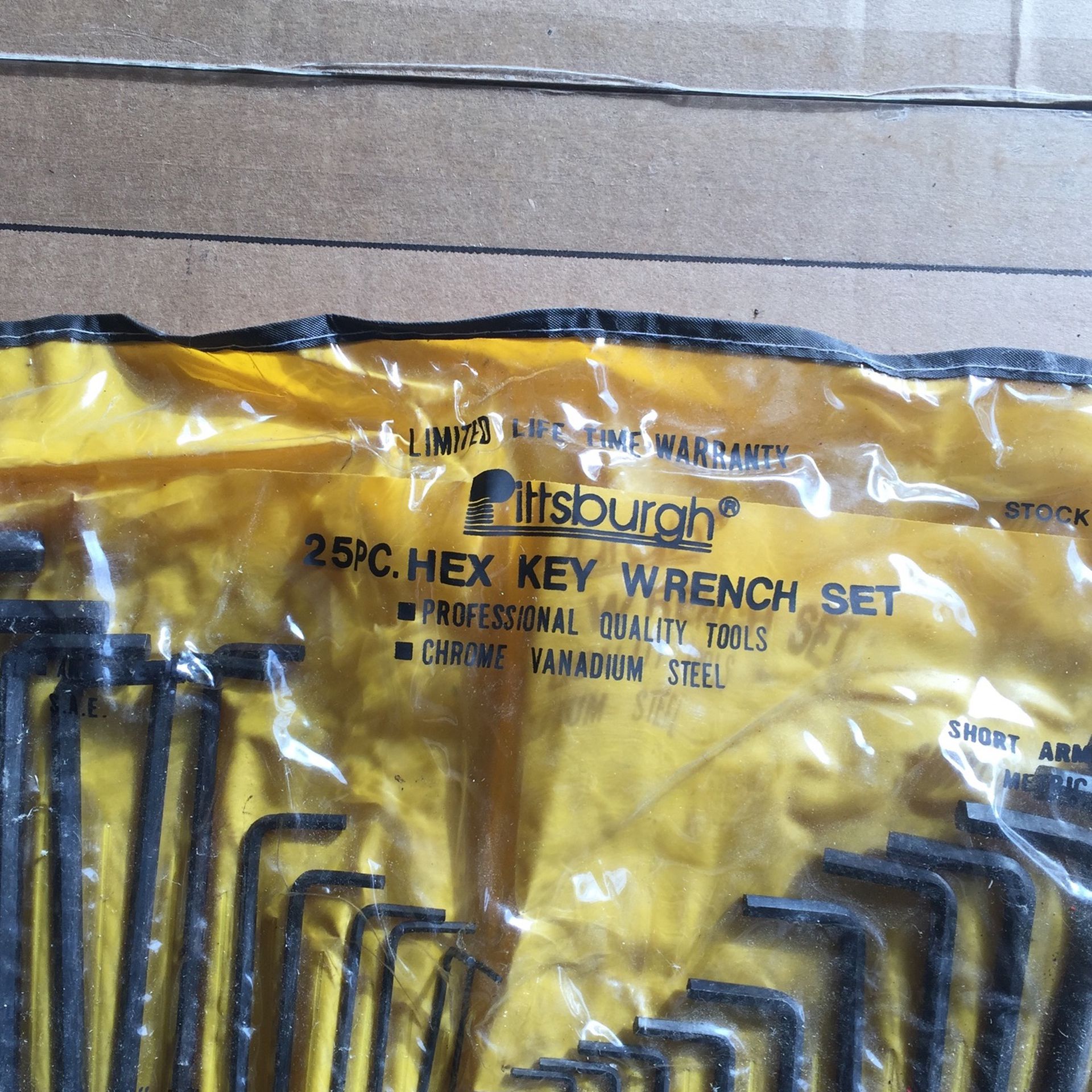 25 Pc Hex Key Wrench Set