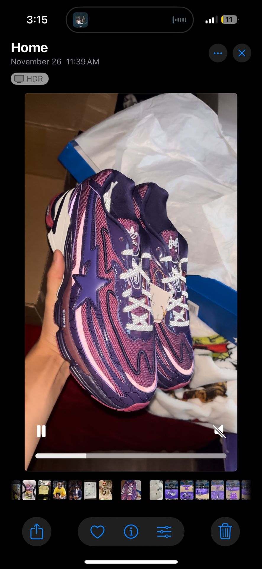 Bape X Adidas Orketro Size 9