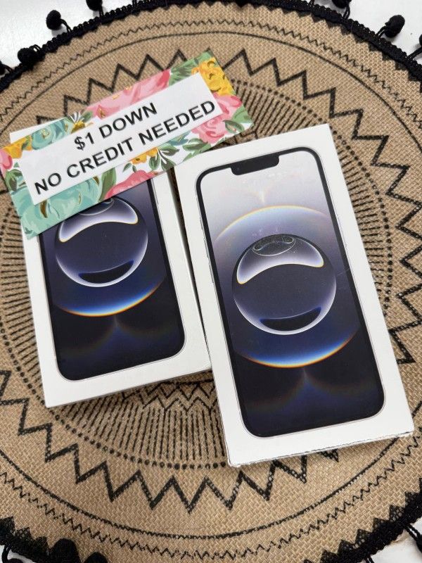 Apple IPhone 16e 5G Unlocked - Only $1 Today Pay The Rest Later! 